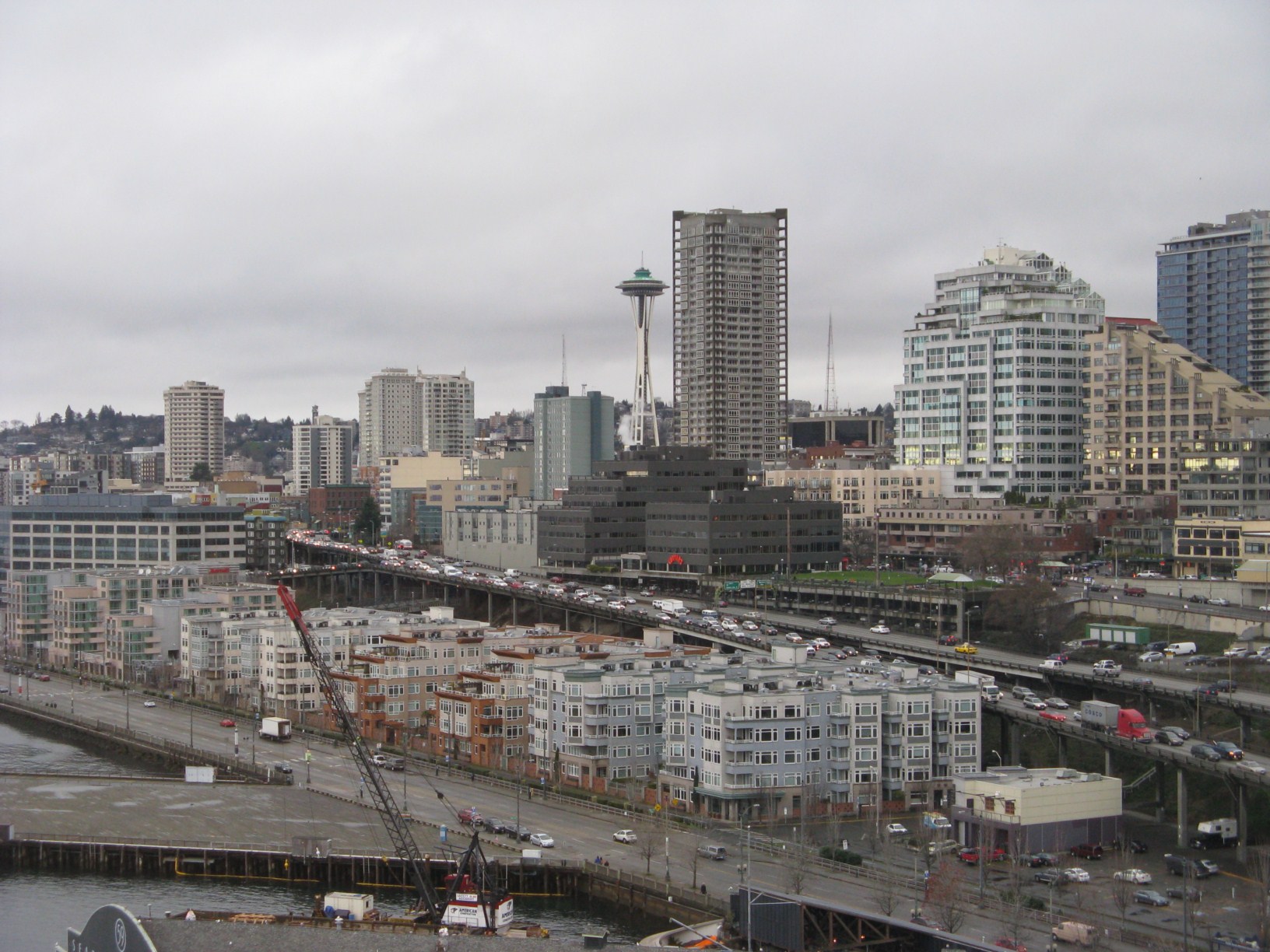 Blick auf Seattle aus dem Riesenrad
