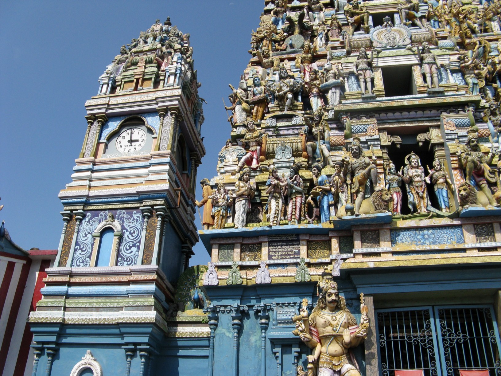 Fassade eines Hinduistischer Tempel